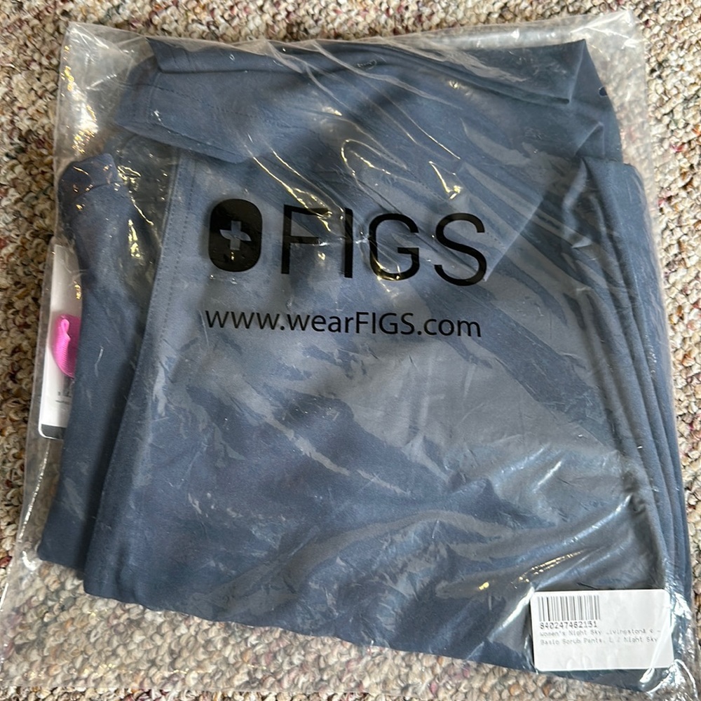 Figs Night Sky Livingston Pants Size Large Reg